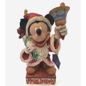 NOS VINTAGE 2006 Jim Shore Disney Traditions Old St. Mick Santa Christmas